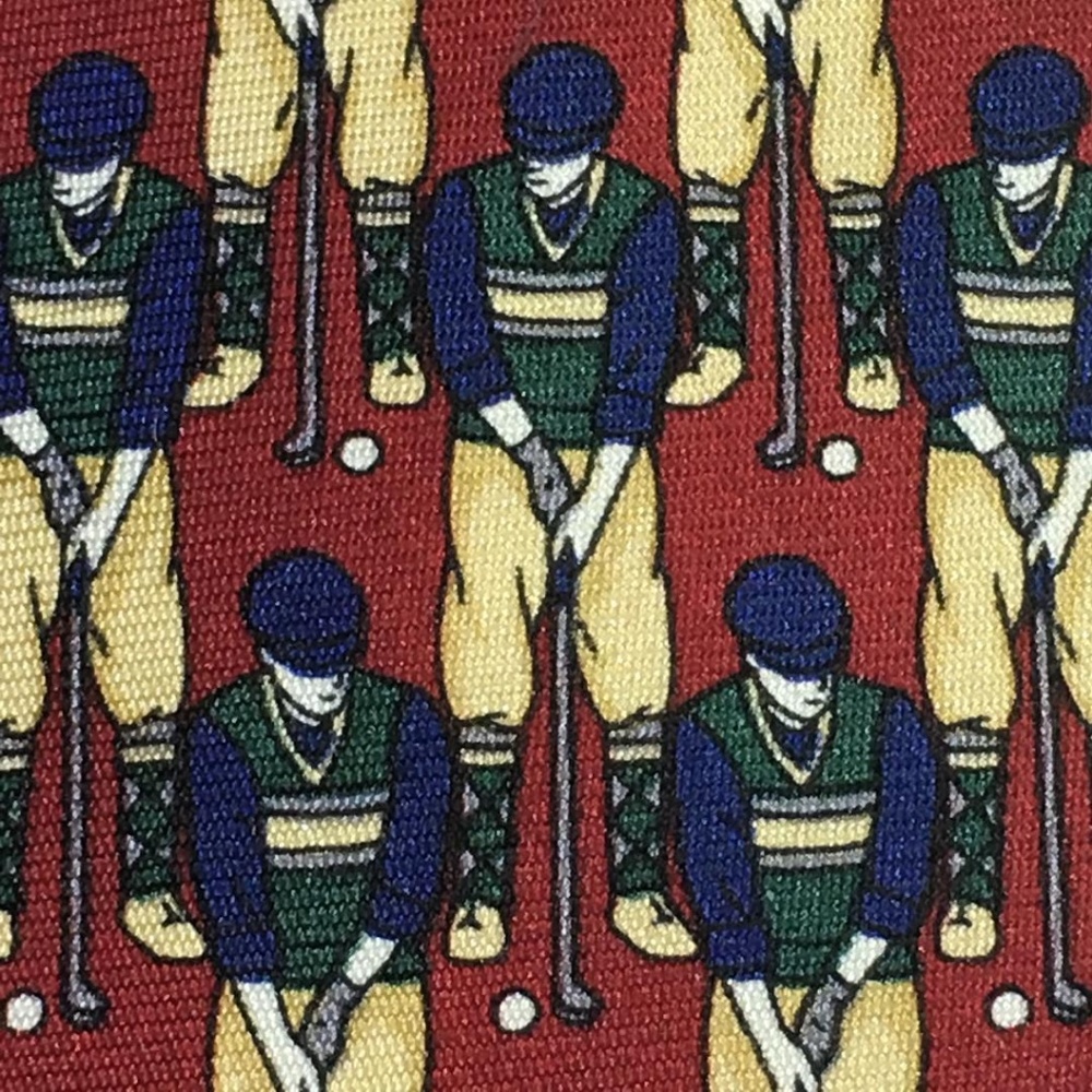 Jack Nicklaus Tie Golfer Novelty Gift Geometric